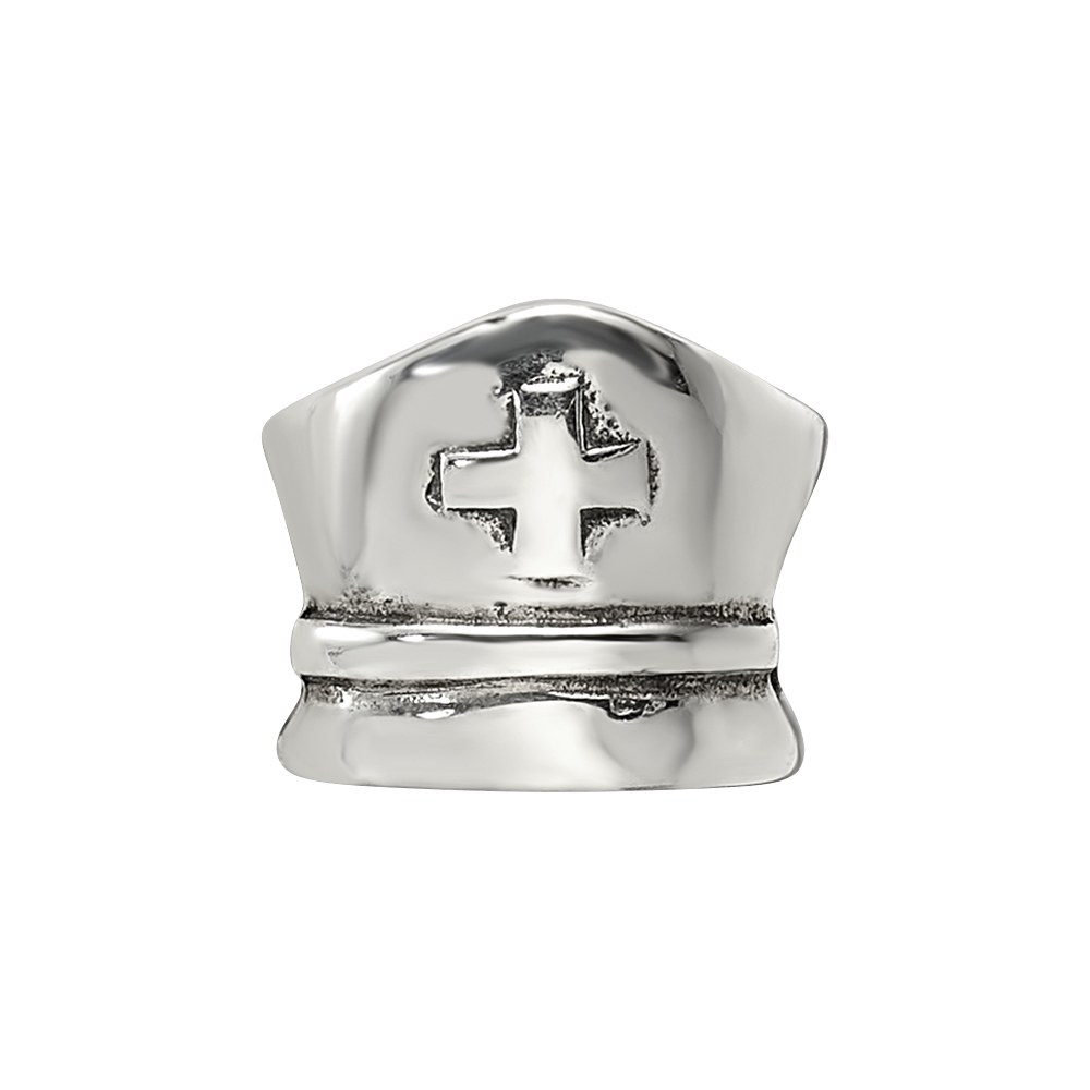 Sterling Silver Reflections Nurse Hat Bead