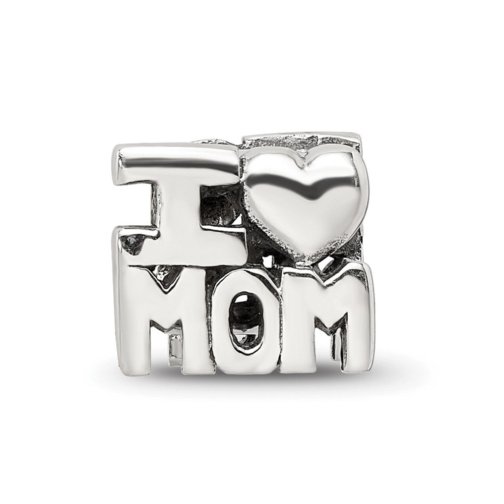 Sterling Silver Reflections I HEART MOM Bead