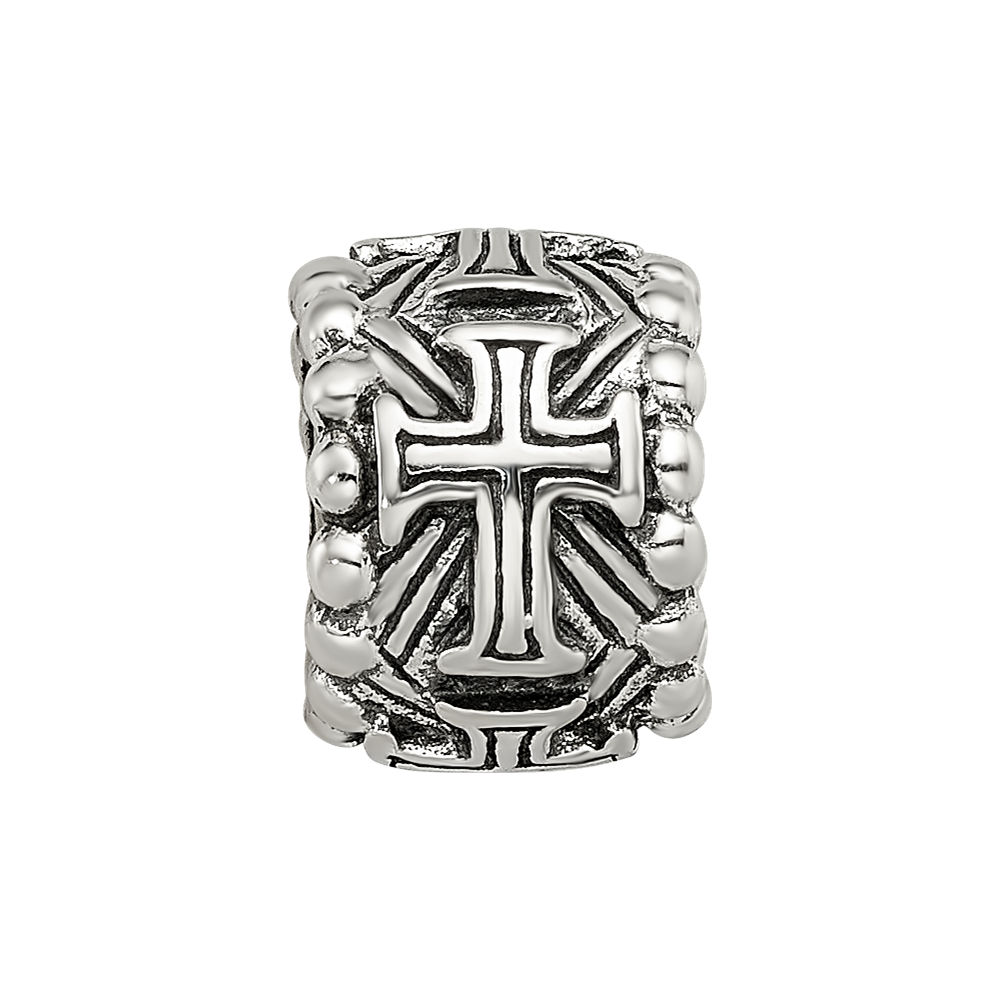 Sterling Silver Reflections Cross Spacer Bead