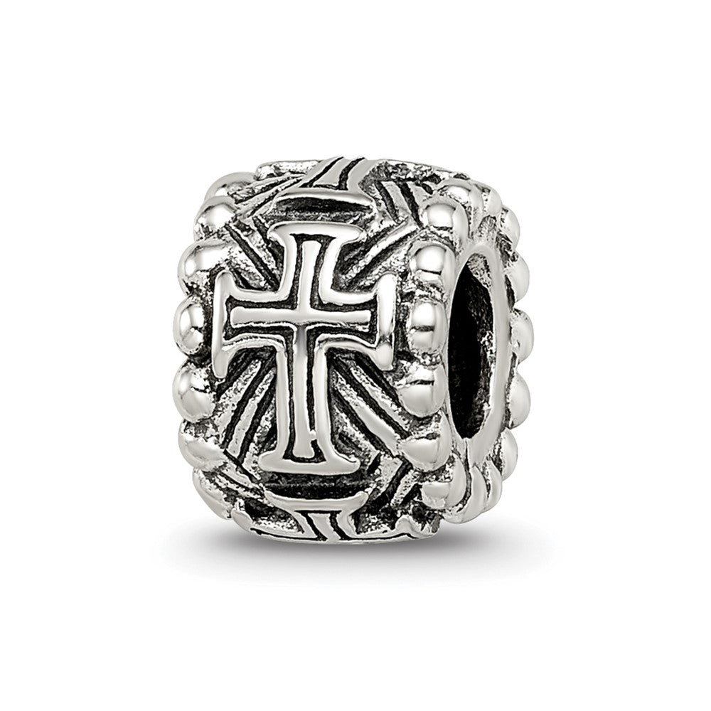 Sterling Silver Reflections Cross Spacer Bead