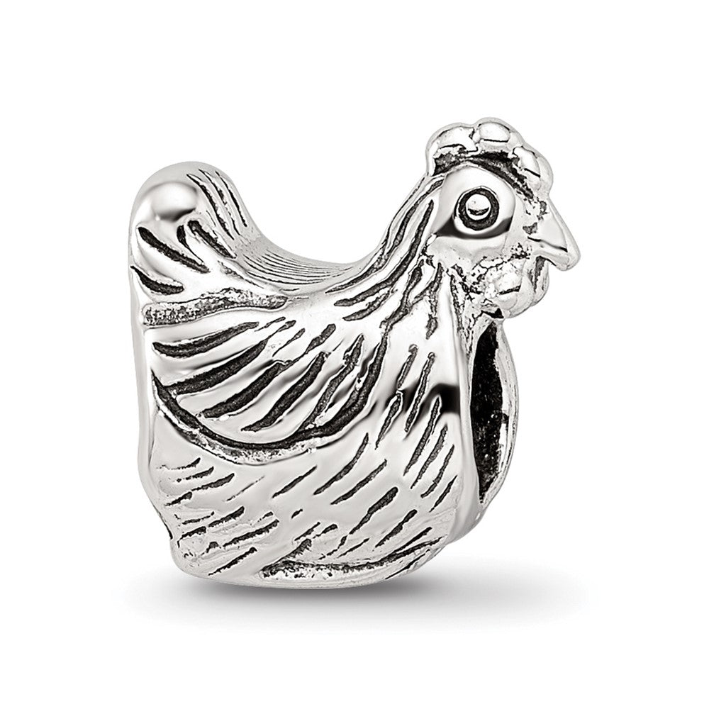 Sterling Silver Reflections Chicken Bead
