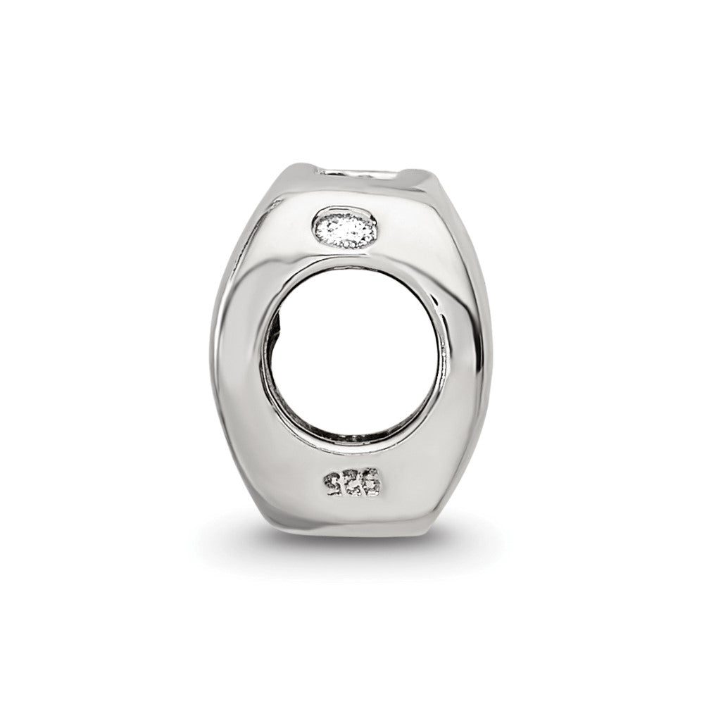 Sterling Silver Reflections Capricorn Zodiac Antiqued Bead