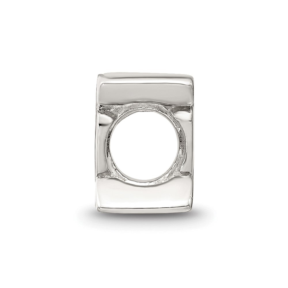 Sterling Silver Reflections Letter E Bead