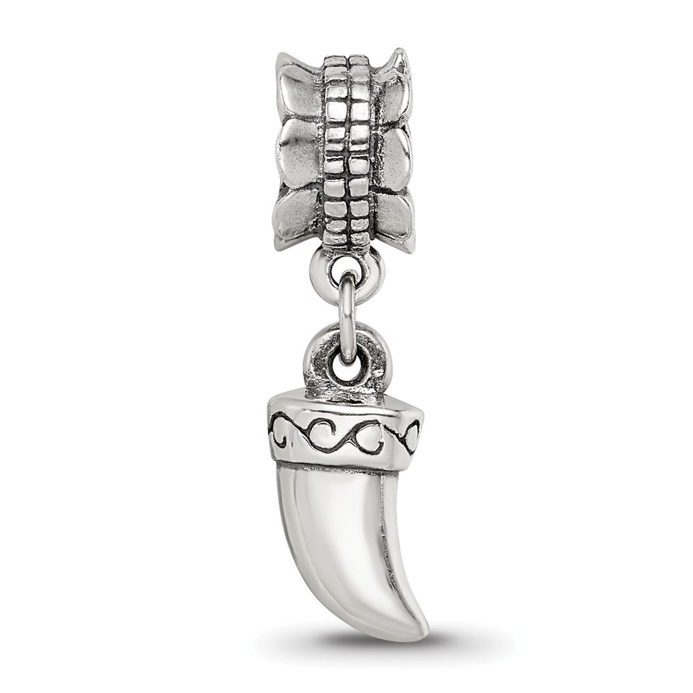 Sterling Silver Reflections Tiger Claw Dangle Bead