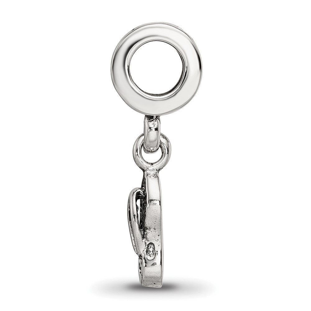 Sterling Silver Reflections Flip Flop Dangle Bead