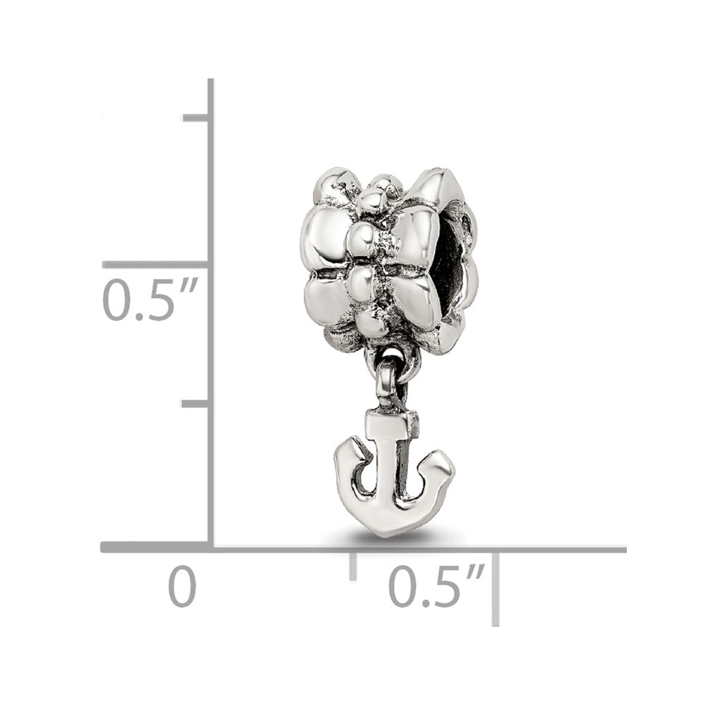 Sterling Silver Reflections Anchor Dangle Bead