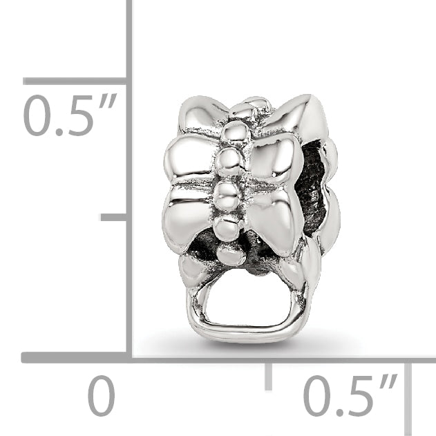 Sterling Silver Reflections w/Loop for Click-on Bead Size: 7.27MM X 6.36MM