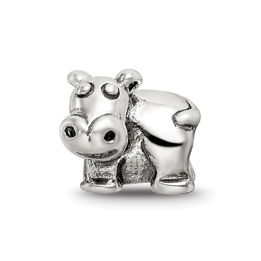 Sterling Silver Reflections Kids Hippo Bead