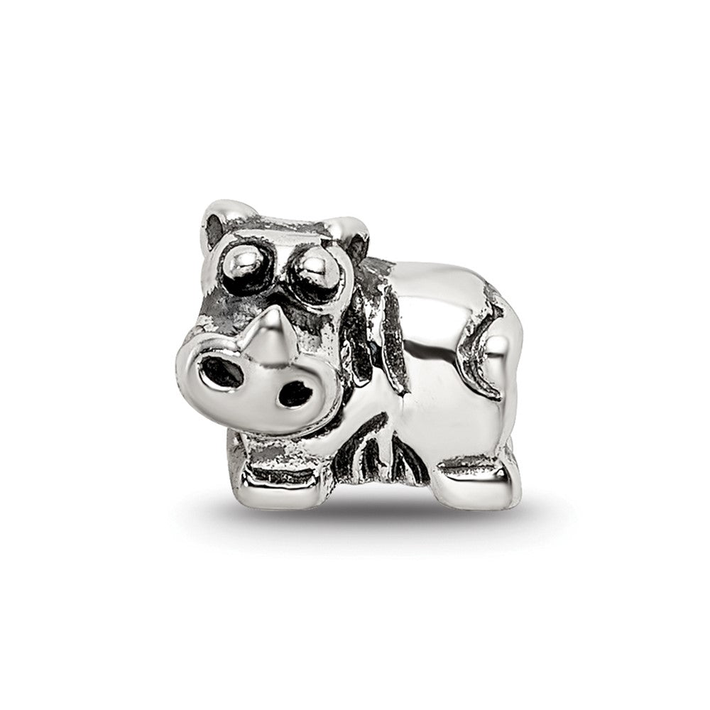 Sterling Silver Reflections Kids Rhino Bead
