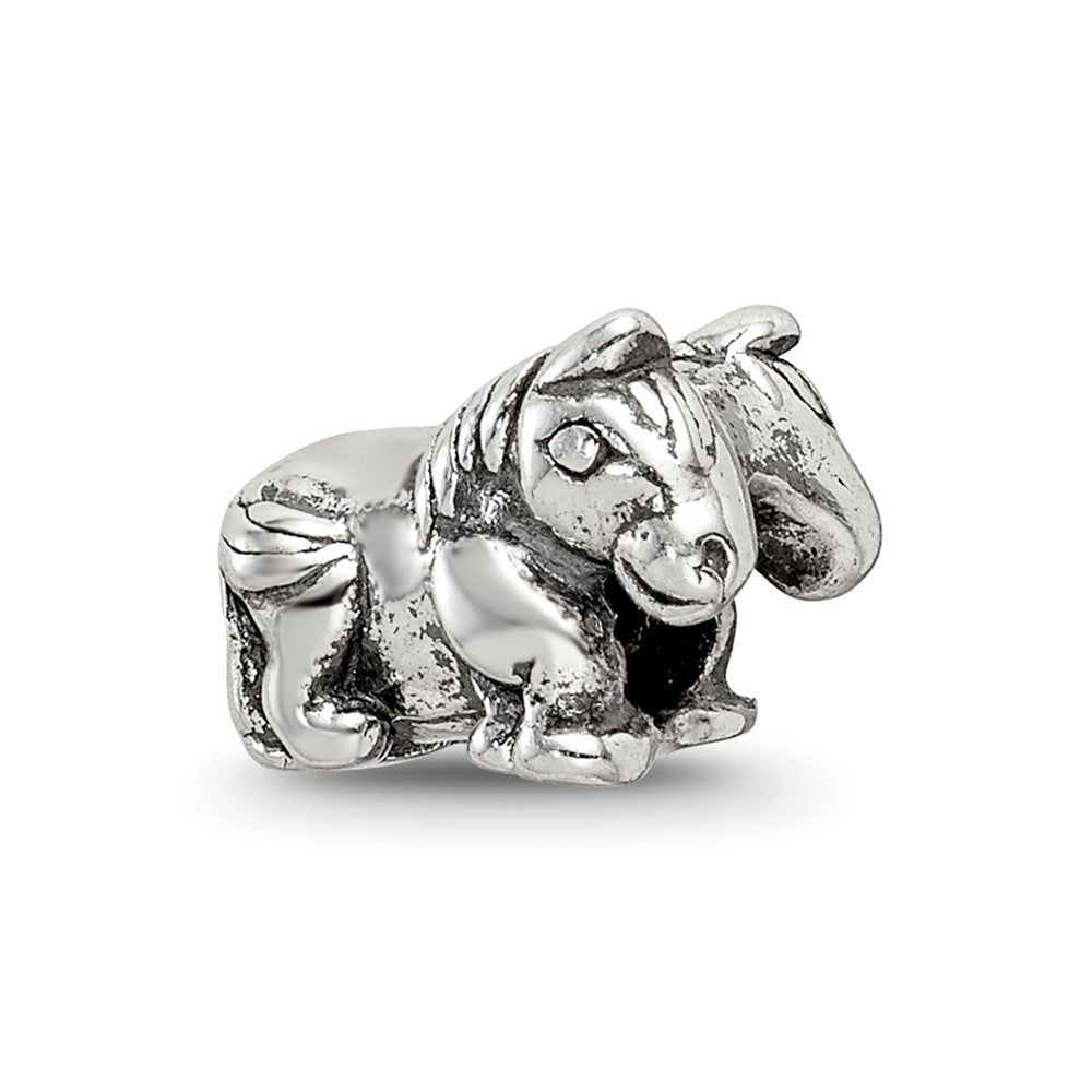 Sterling Silver Reflections Kids Horse Bead