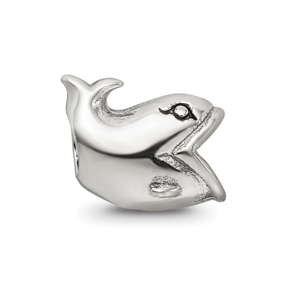 Sterling Silver Reflections Kids Whale Bead