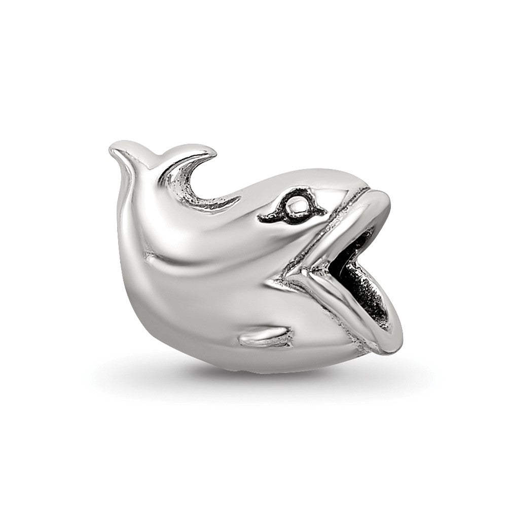 Sterling Silver Reflections Kids Whale Bead