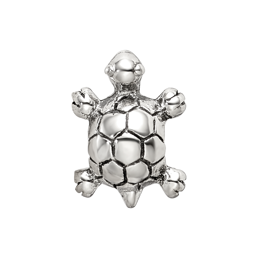 Sterling Silver Reflections Kids Turtle Bead
