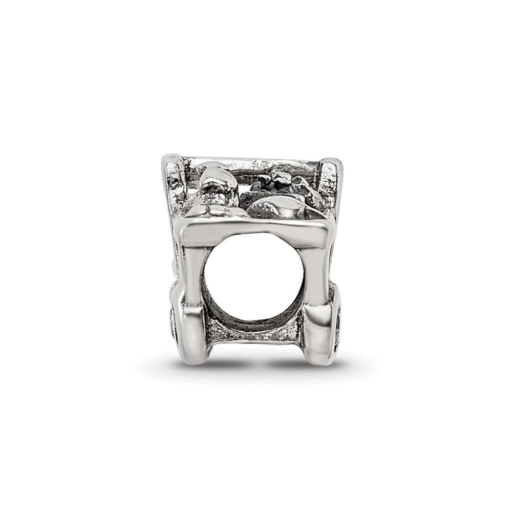 Sterling Silver Reflections Kids Shopping Cart Bead