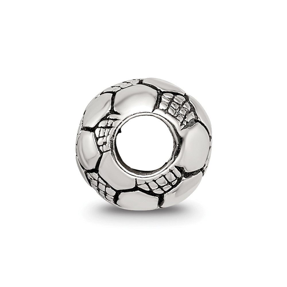 Sterling Silver Reflections Kids Soccer Ball Bead