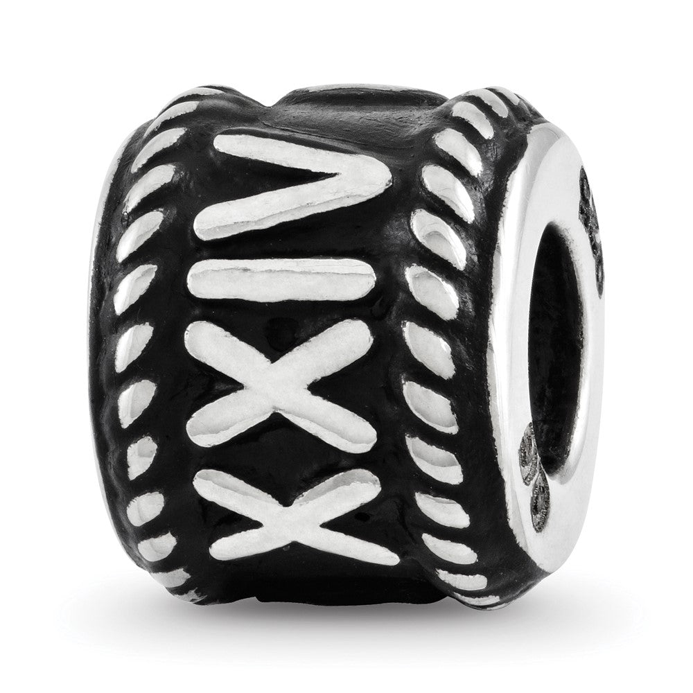 Sterling Silver Reflection Rope Boarder and Infinity Personalized Bead