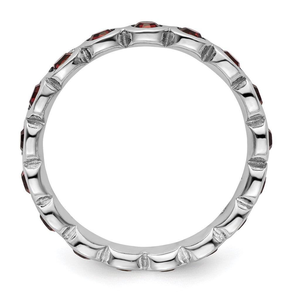 Sterling Silver Stackable Expressions June Swarovski Ring