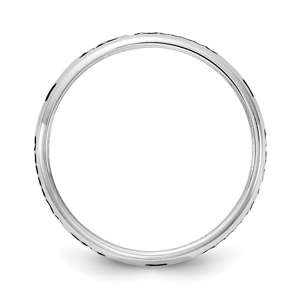 Sterling Silver 3mm Half Round Size 10 Band