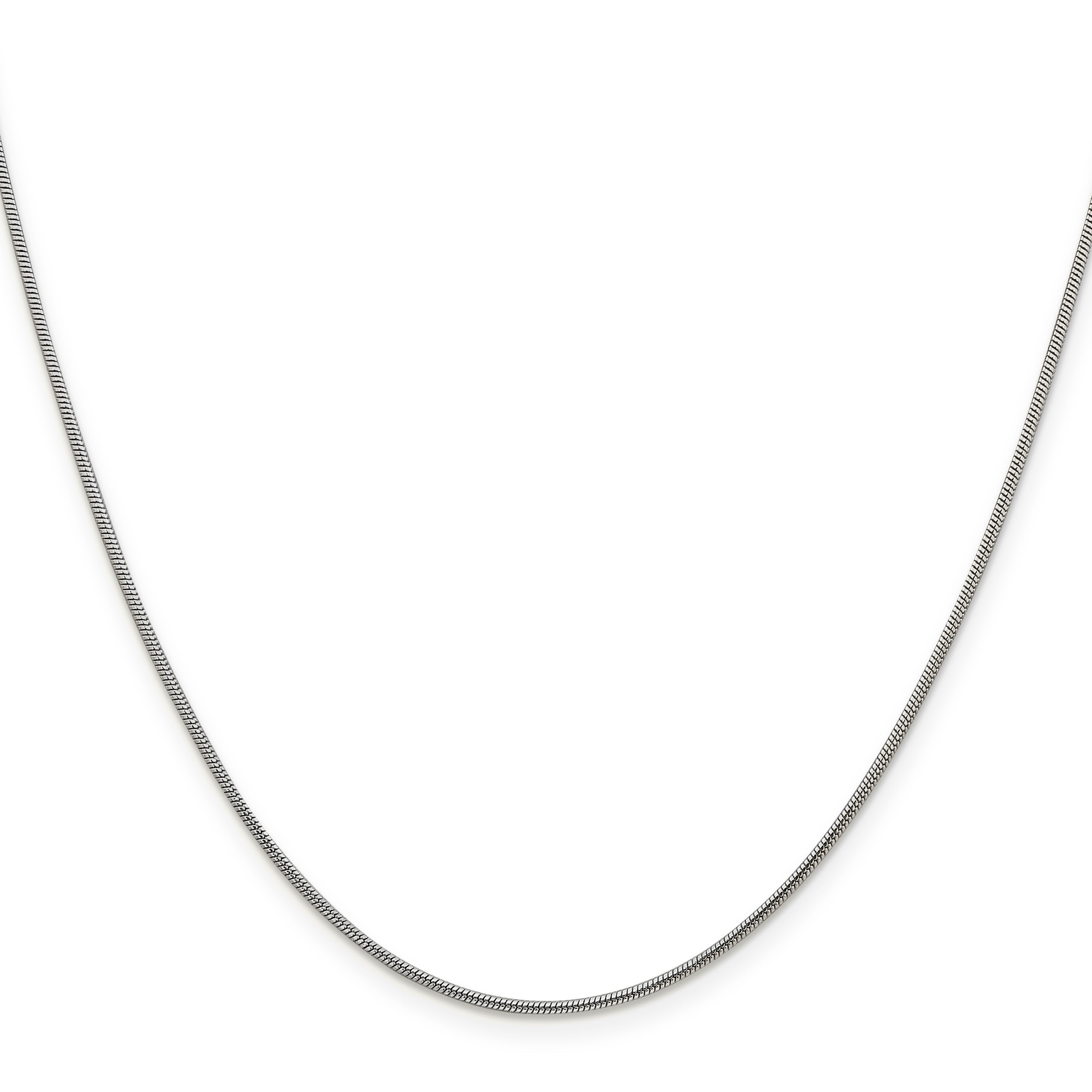 Sterling Silver 1.2mm Snake Chain