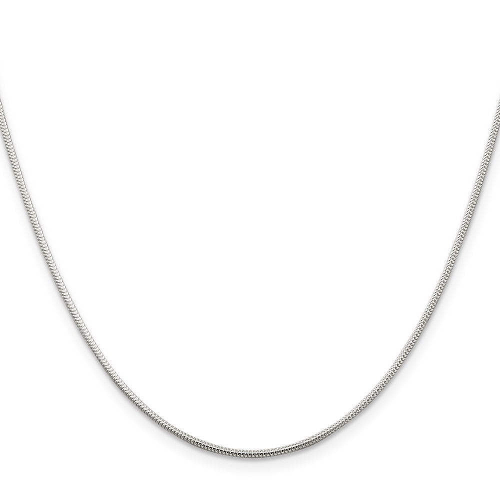 Sterling Silver 1.2mm Round Snake Chain