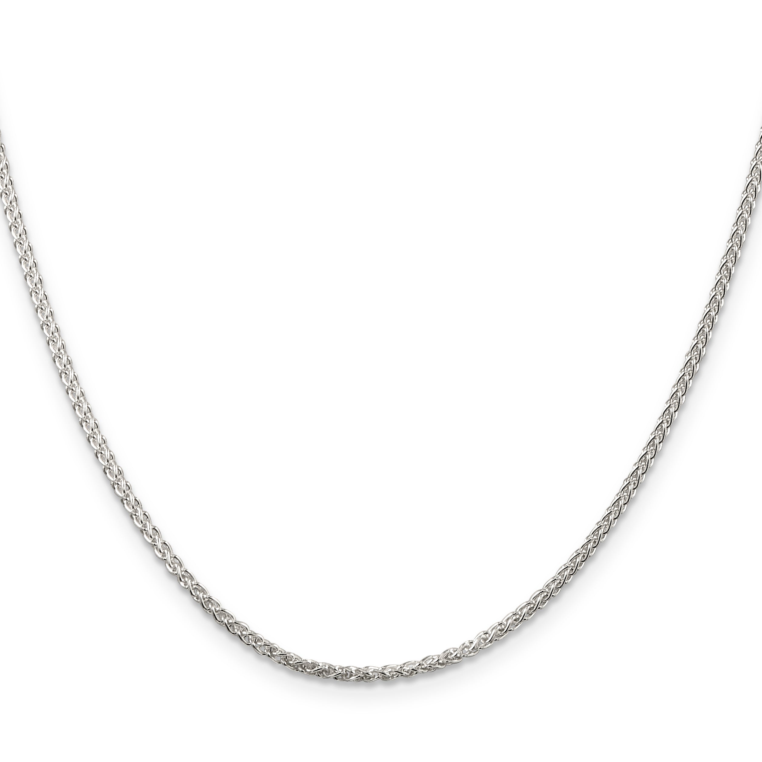 Sterling Silver 1.75mm Round Spiga Chain