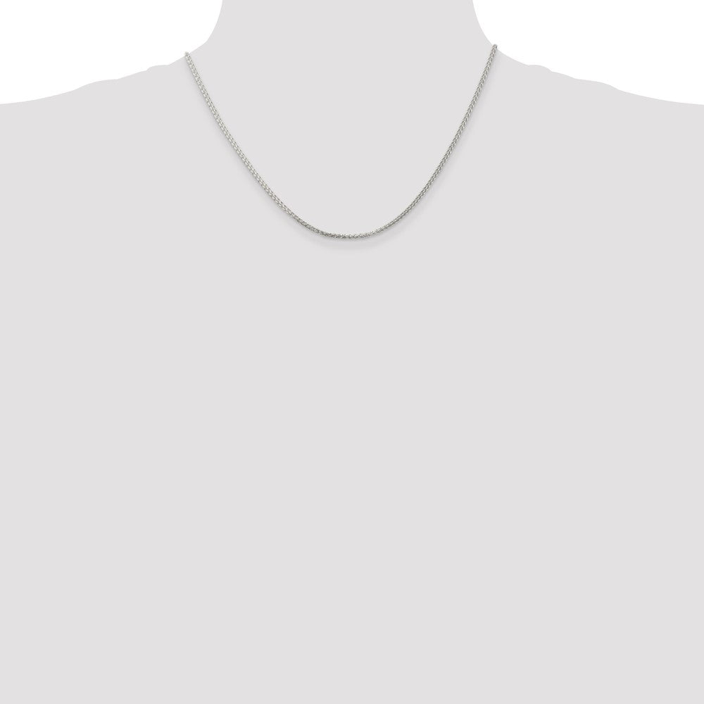 Sterling Silver 1.75mm Round Spiga Chain