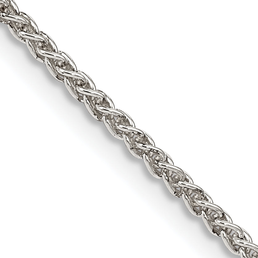 Sterling Silver 1.75mm Round Spiga Chain