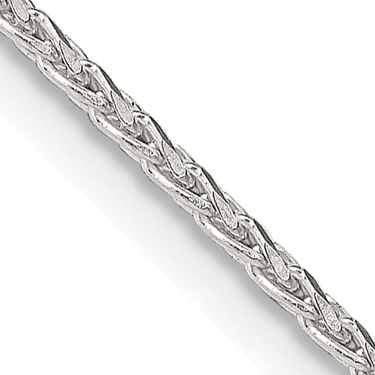 Sterling Silver 1.7mm Diamond-cut Round Spiga Chain