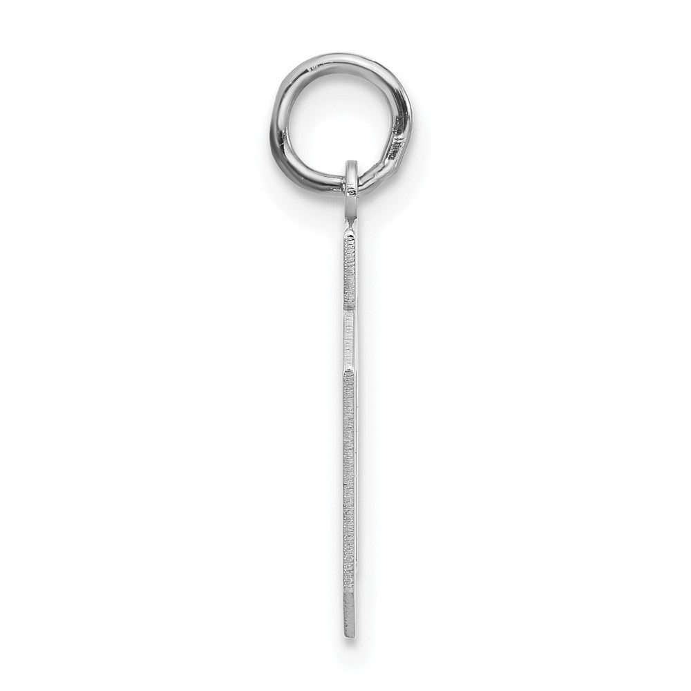 Sterling Silver Small Polished Number 05 W/Top Charm