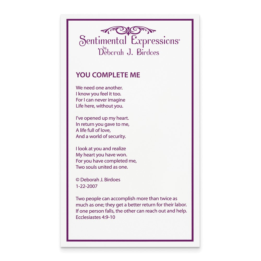 Sterling Silver & Gold-plated CZ Forever By Your Side 18in Necklace