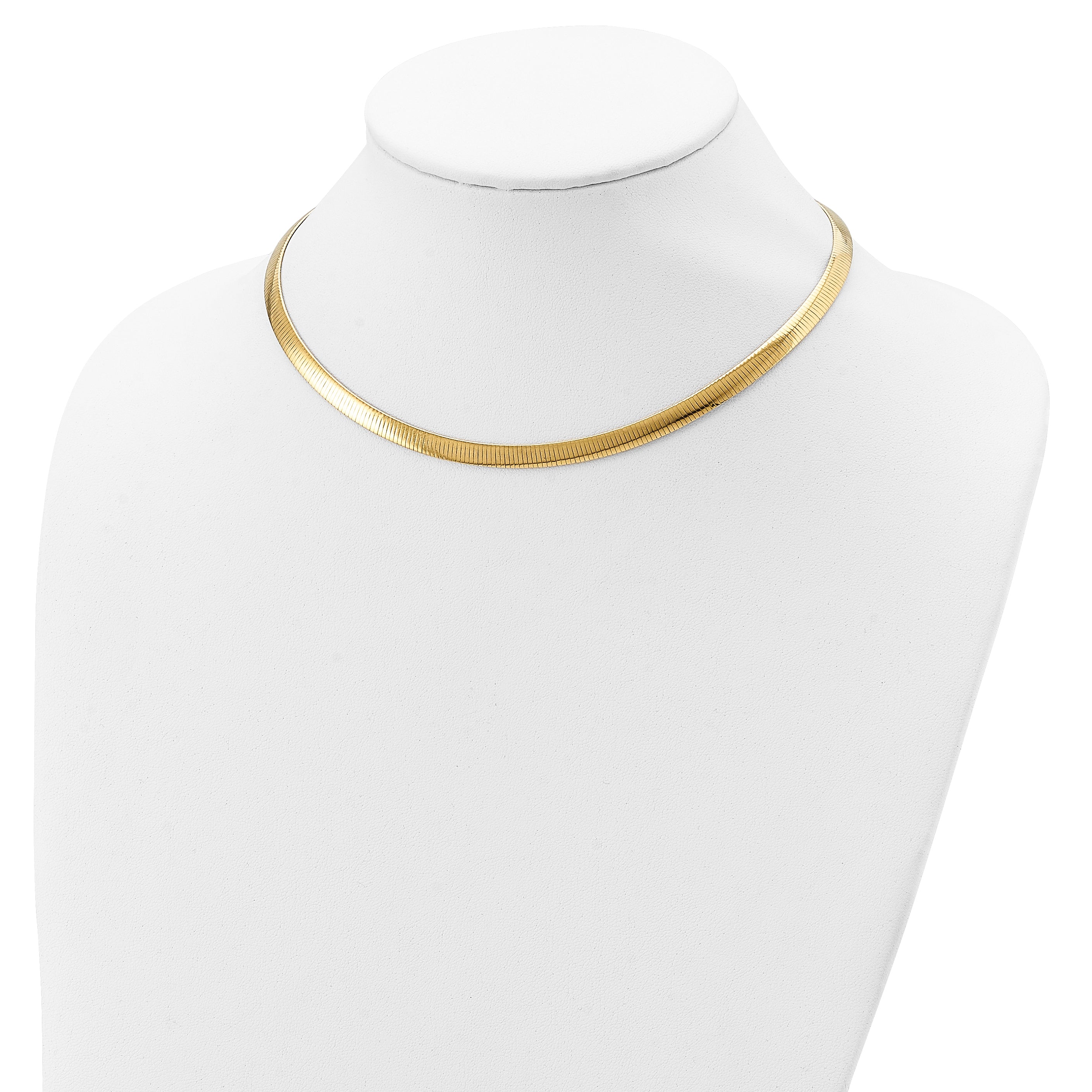 Sterling Silver Flash Gold-plate Reversible 5.75mm Cubetto Chain
