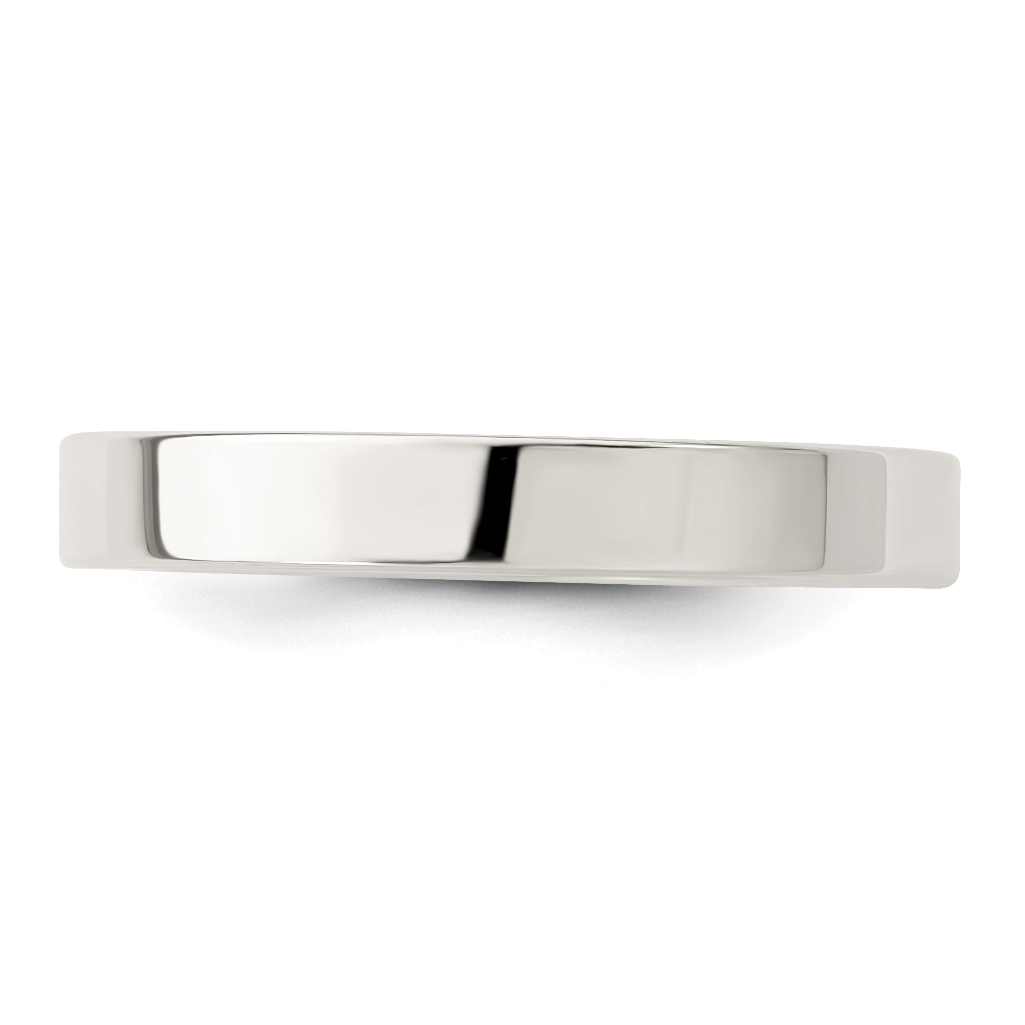 Sterling Silver 3mm Lightweight Flat Size 10 Band