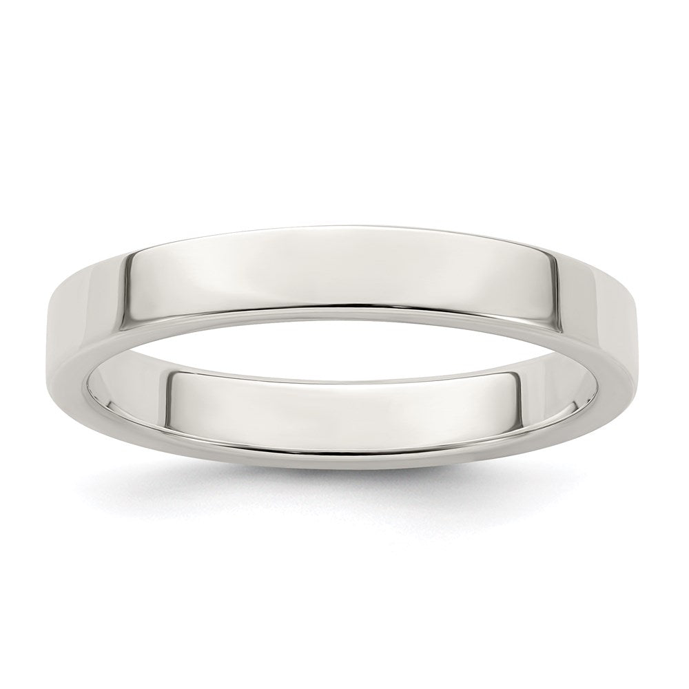 Sterling Silver 3mm Lightweight Flat Size 12.5 Band