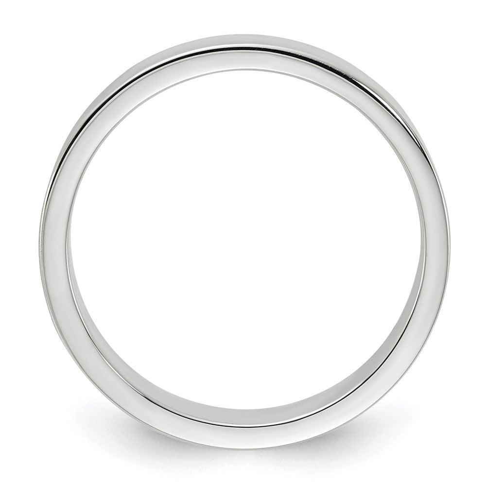 Sterling Silver 4mm Lightweight Flat Size 13 Band