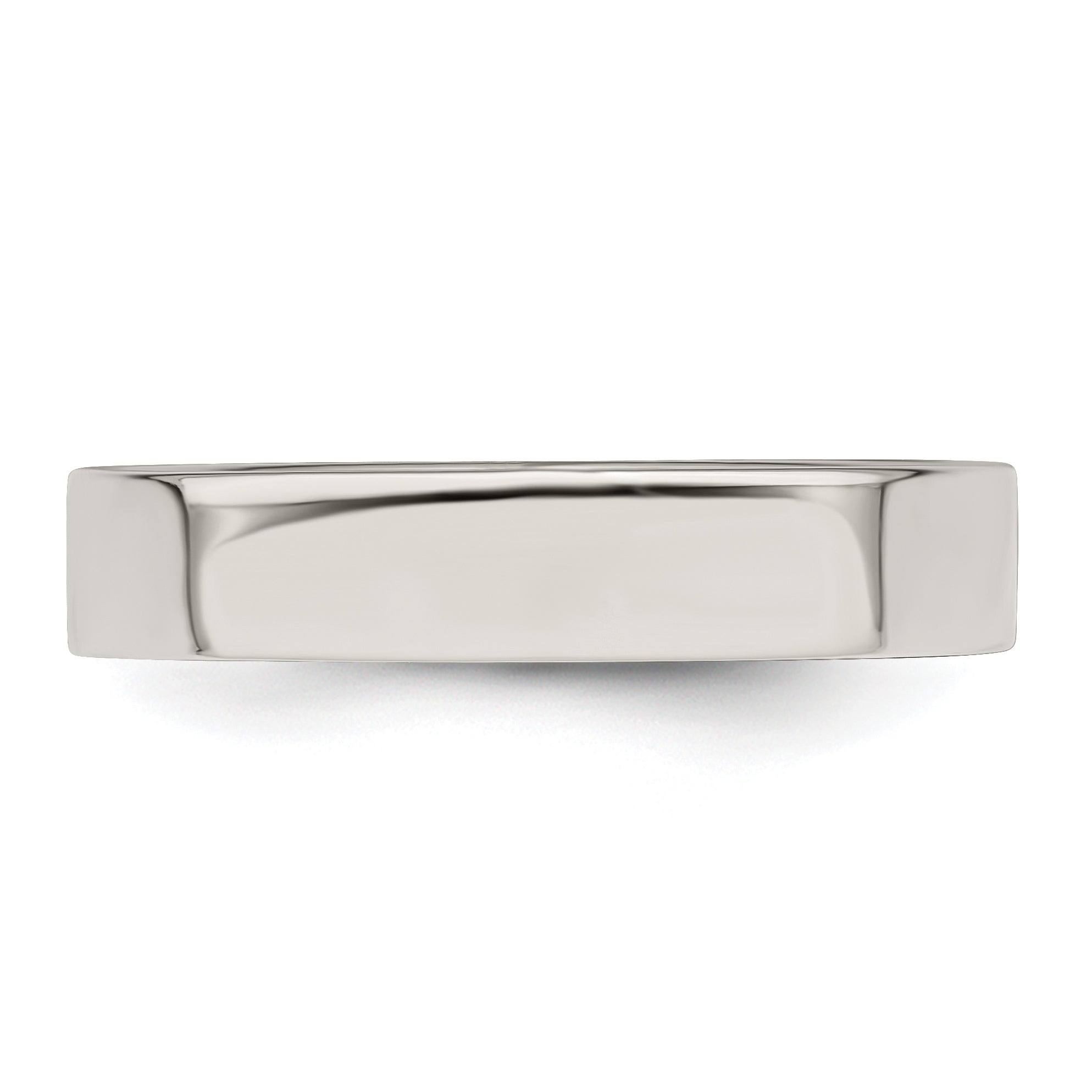 Sterling Silver 4mm Lightweight Flat Size 10 Band