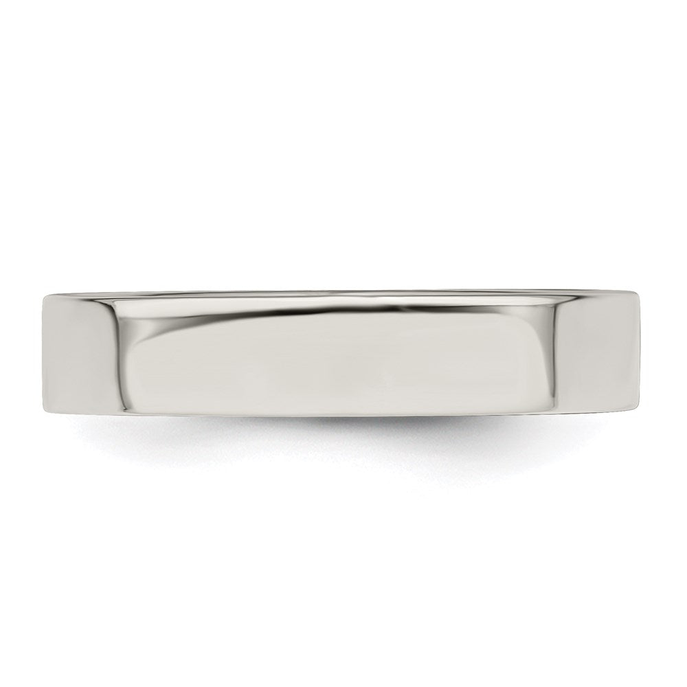 Sterling Silver 4mm Lightweight Flat Size 13 Band