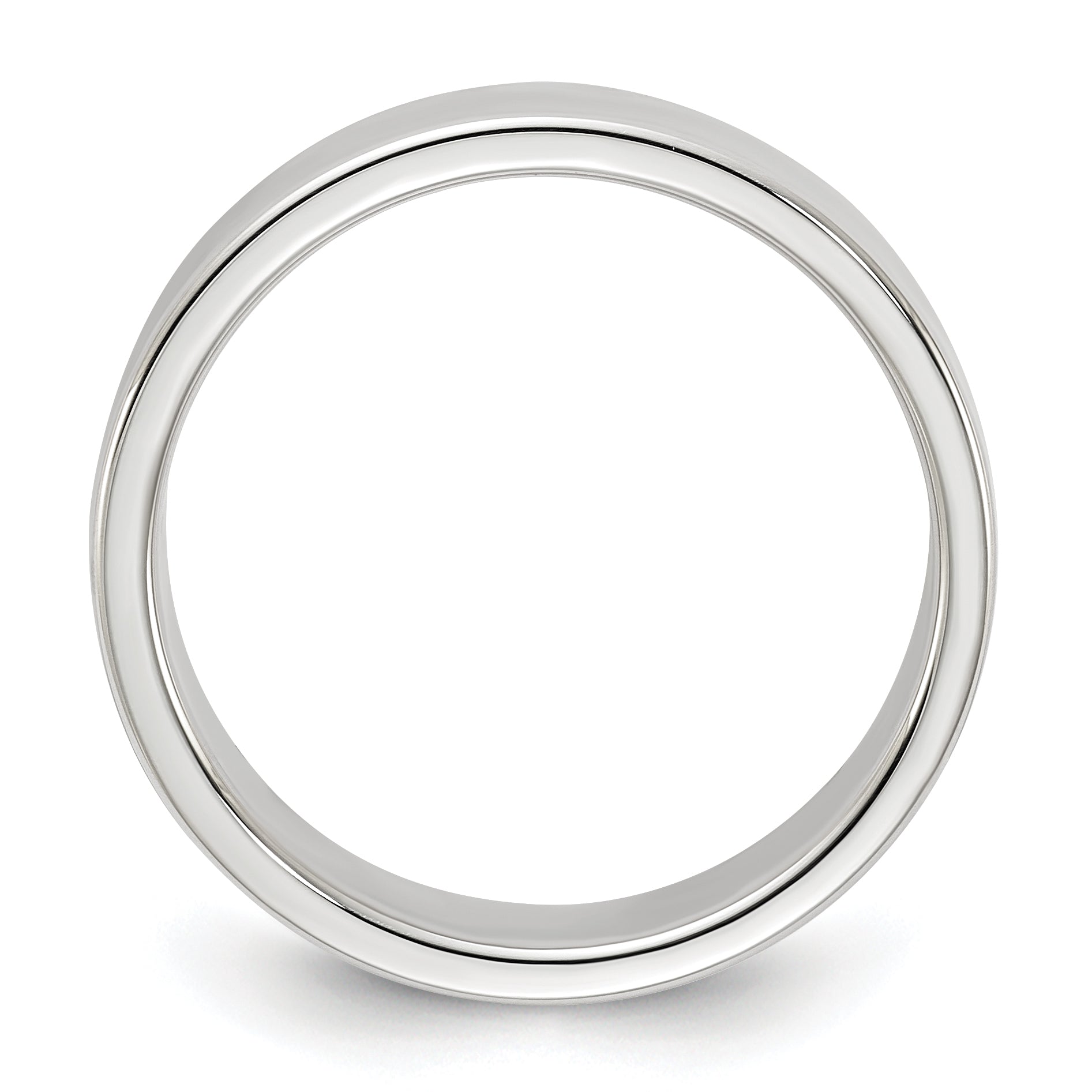 Sterling Silver 5mm Lightweight Flat Size 6 Band