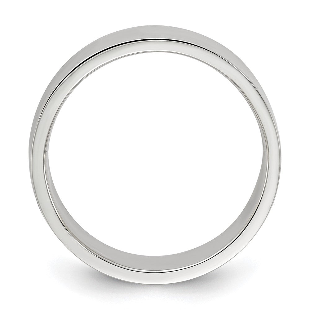 Sterling Silver 6mm Lightweight Flat Size 12.5 Band