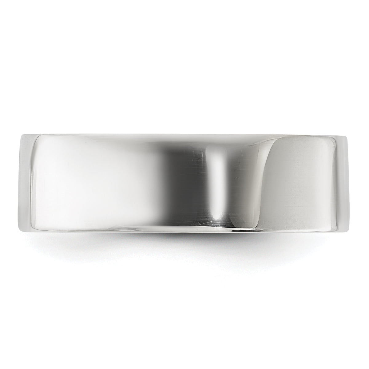 Sterling Silver 6mm Lightweight Flat Size 6.5 Band