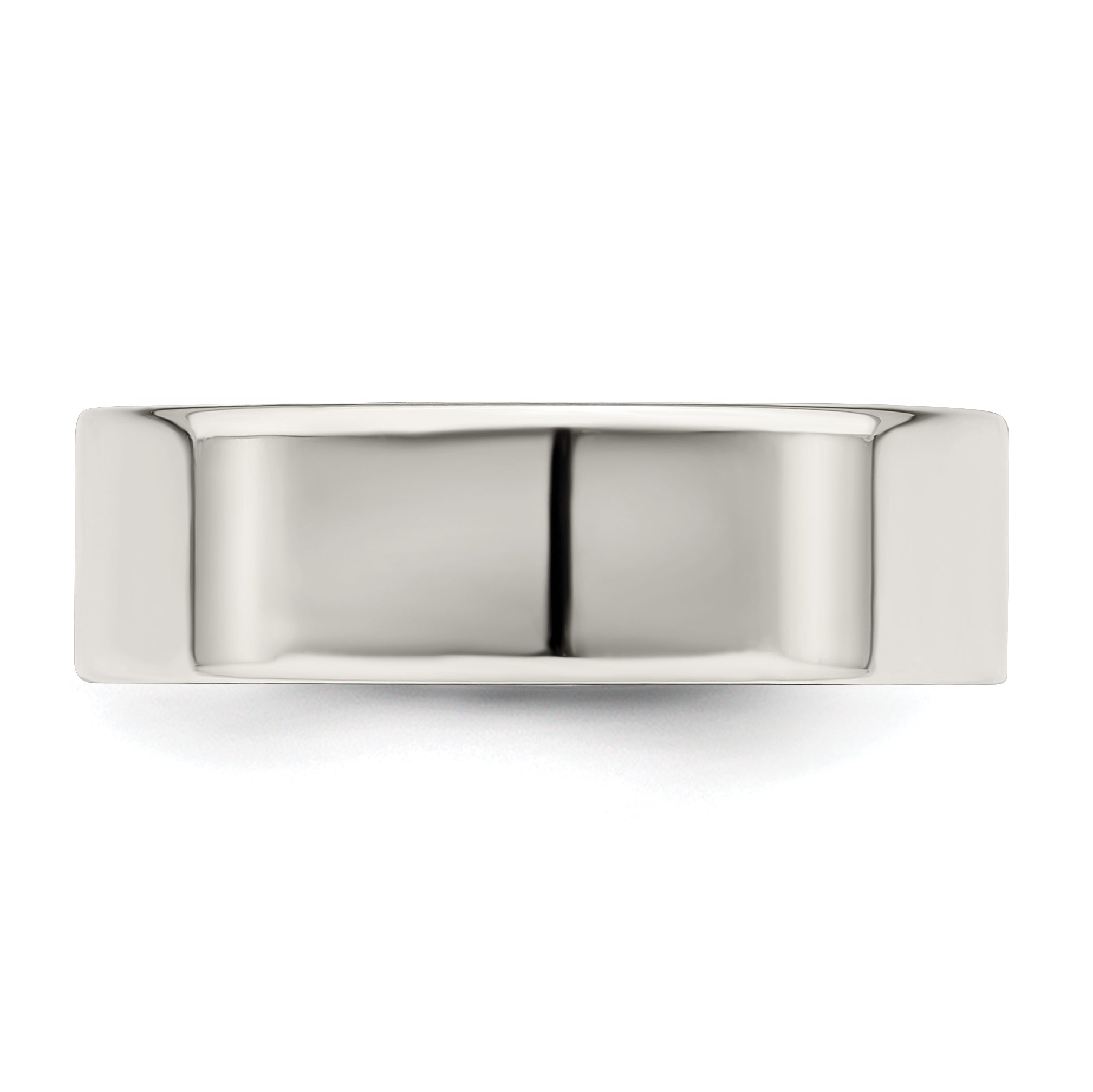 Sterling Silver 6mm Lightweight Flat Size 6.5 Band