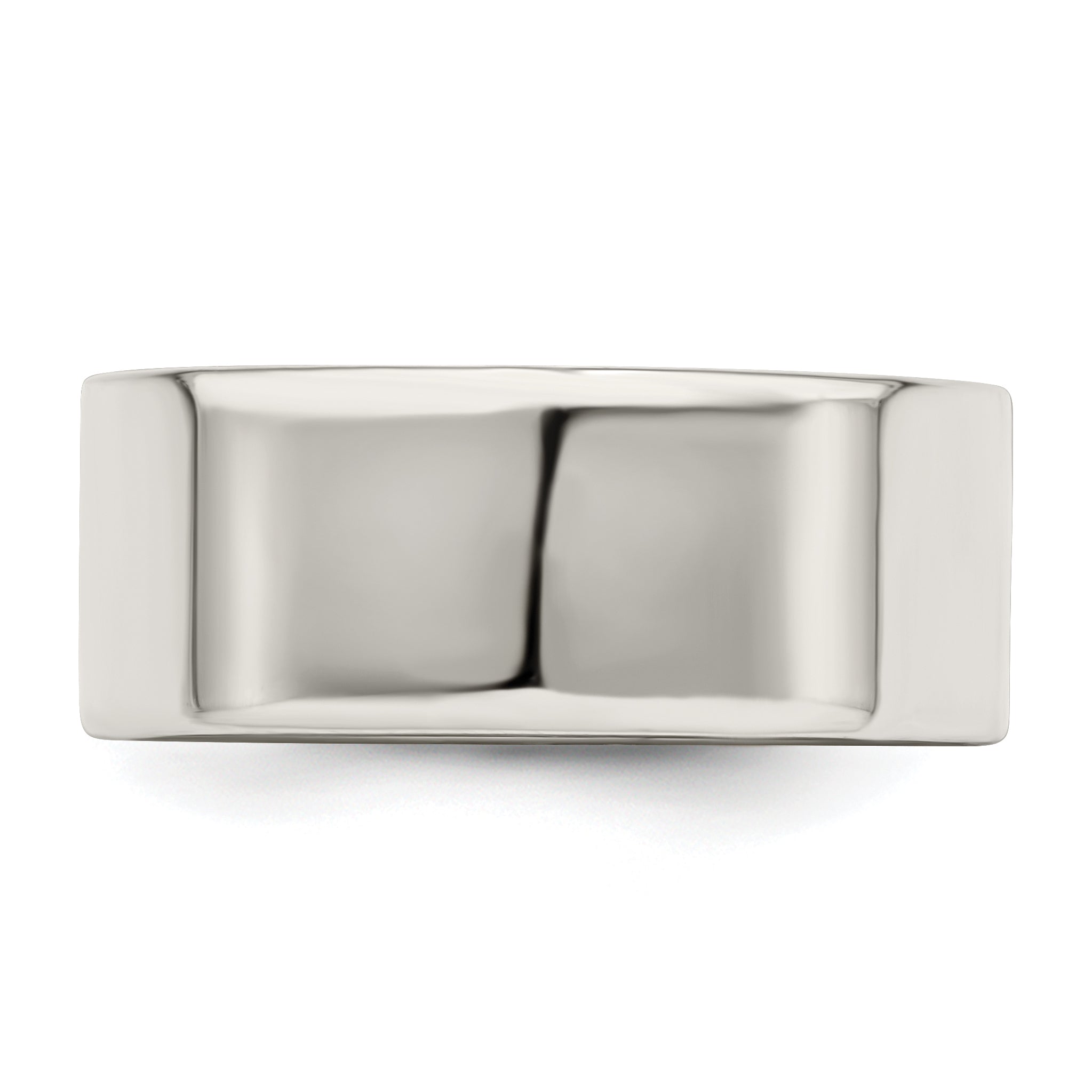Sterling Silver 8mm Lightweight Flat Size 8 Band