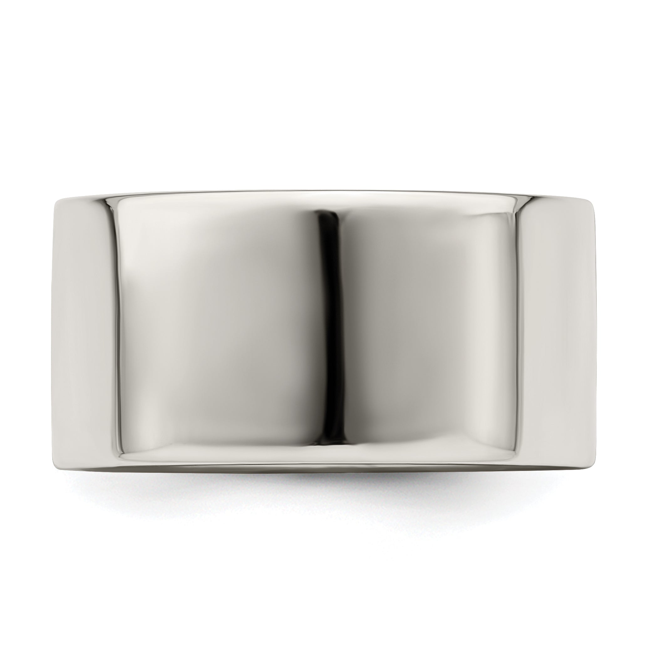Sterling Silver 10mm Lightweight Flat Size 5.5 Band