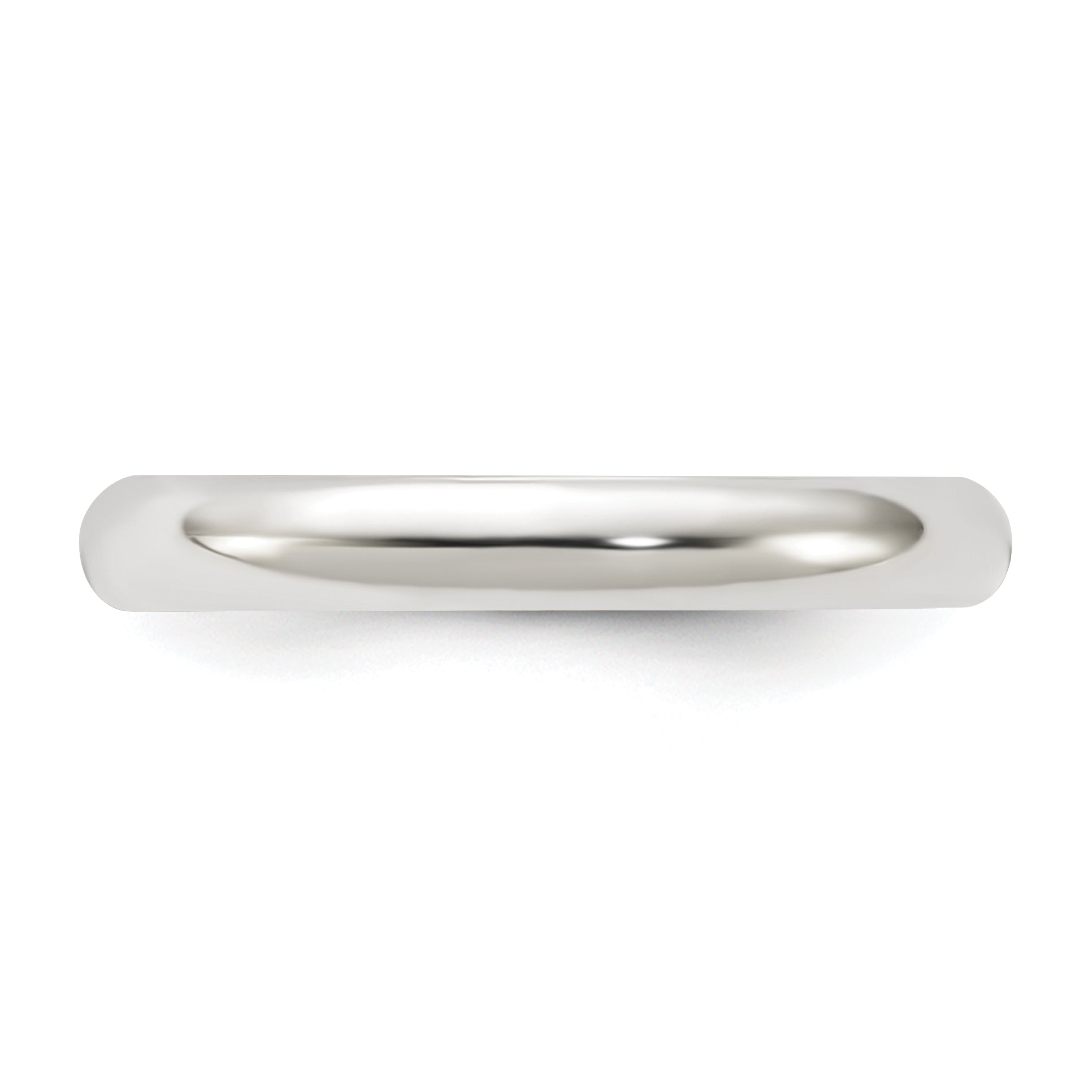 Sterling Silver 3mm Half Round Size 10.5 Band