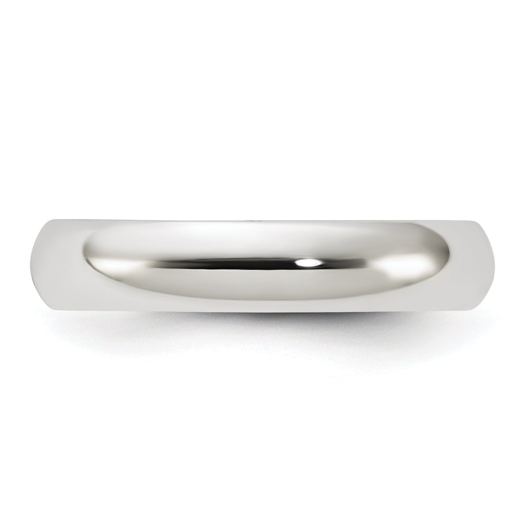 Sterling Silver 4mm Half Round Size 4.5 Band