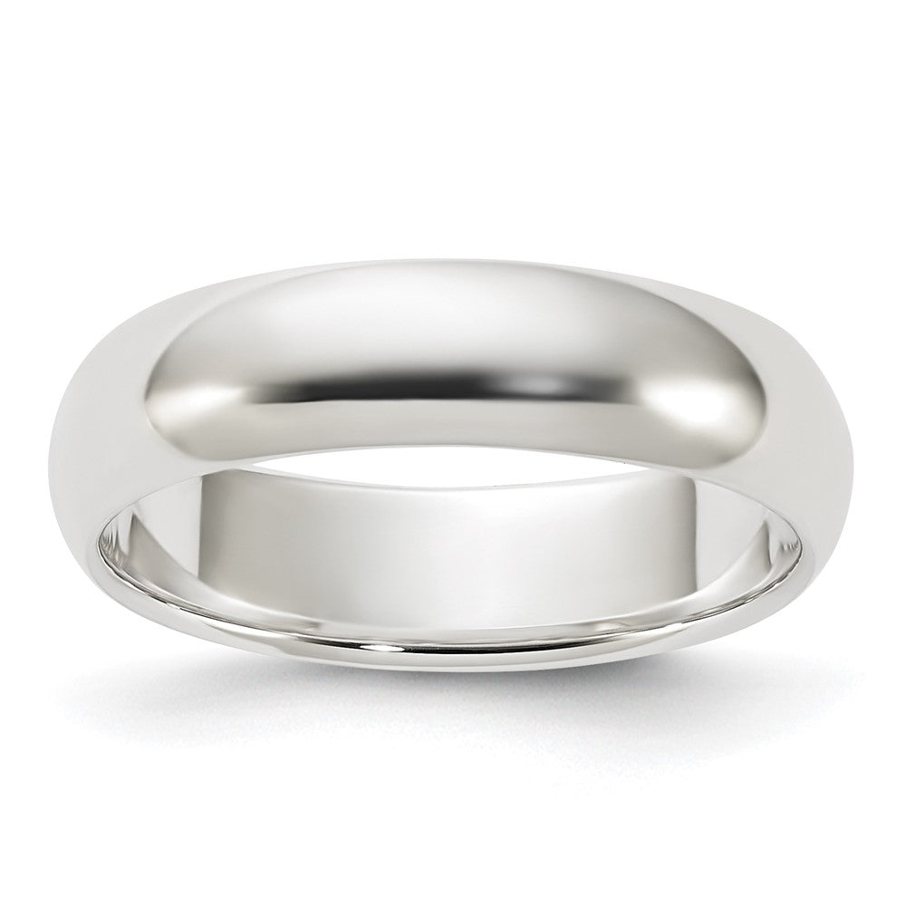 Sterling Silver 5mm Half Round Size 5 Band