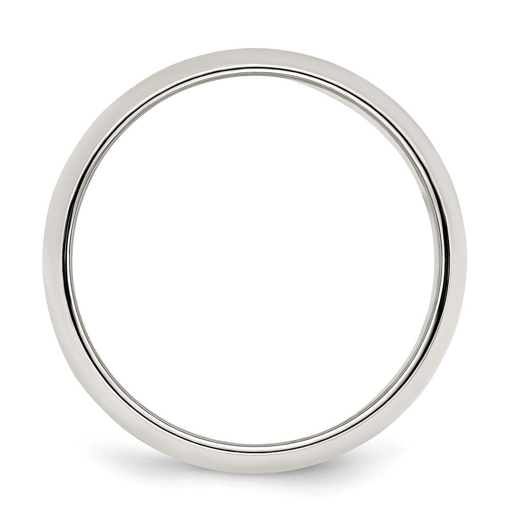 Sterling Silver 7mm Half Round Size 5.5 Band