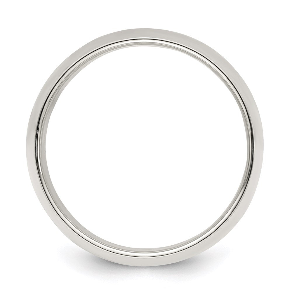 Sterling Silver 9mm Half Round Size 4.5 Band