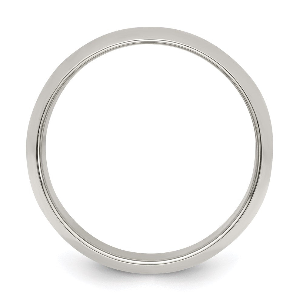 Sterling Silver 10mm Half Round Size 8 Band
