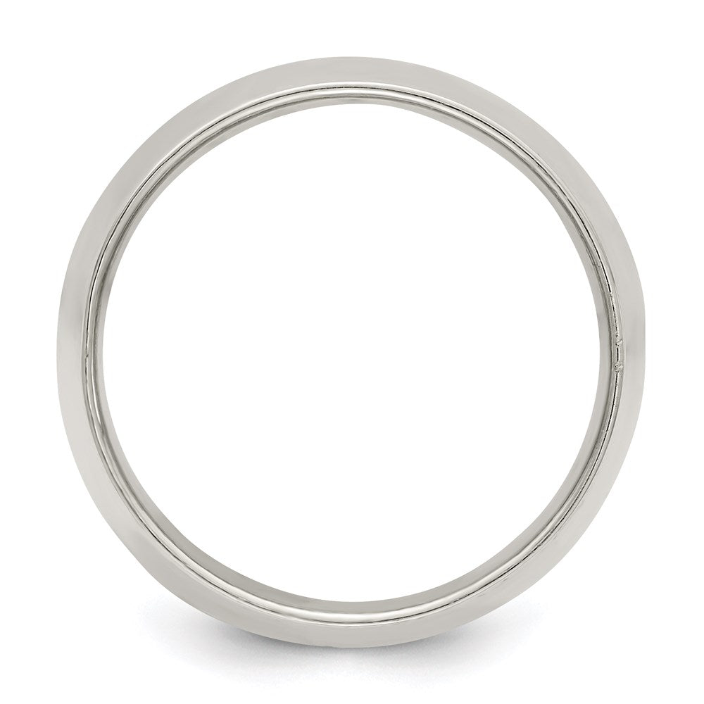 Sterling Silver 12mm Half Round Size 5.5 Band