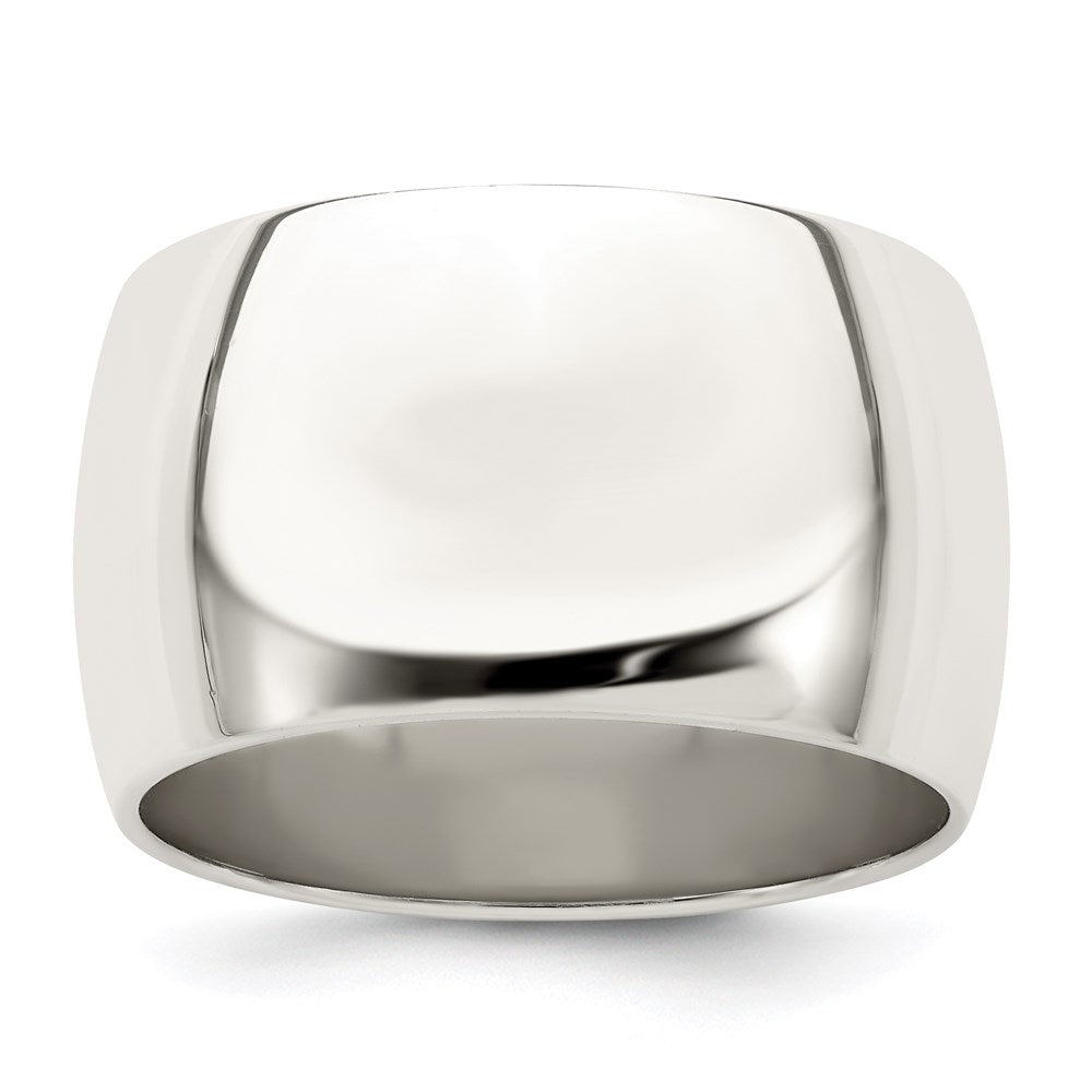 Sterling Silver 12mm Half Round Size 5.5 Band
